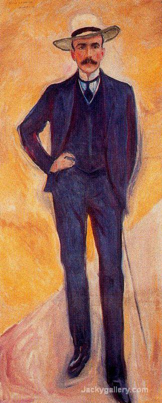 Count Harry Kessler by Edvard Munch paintings reproduction